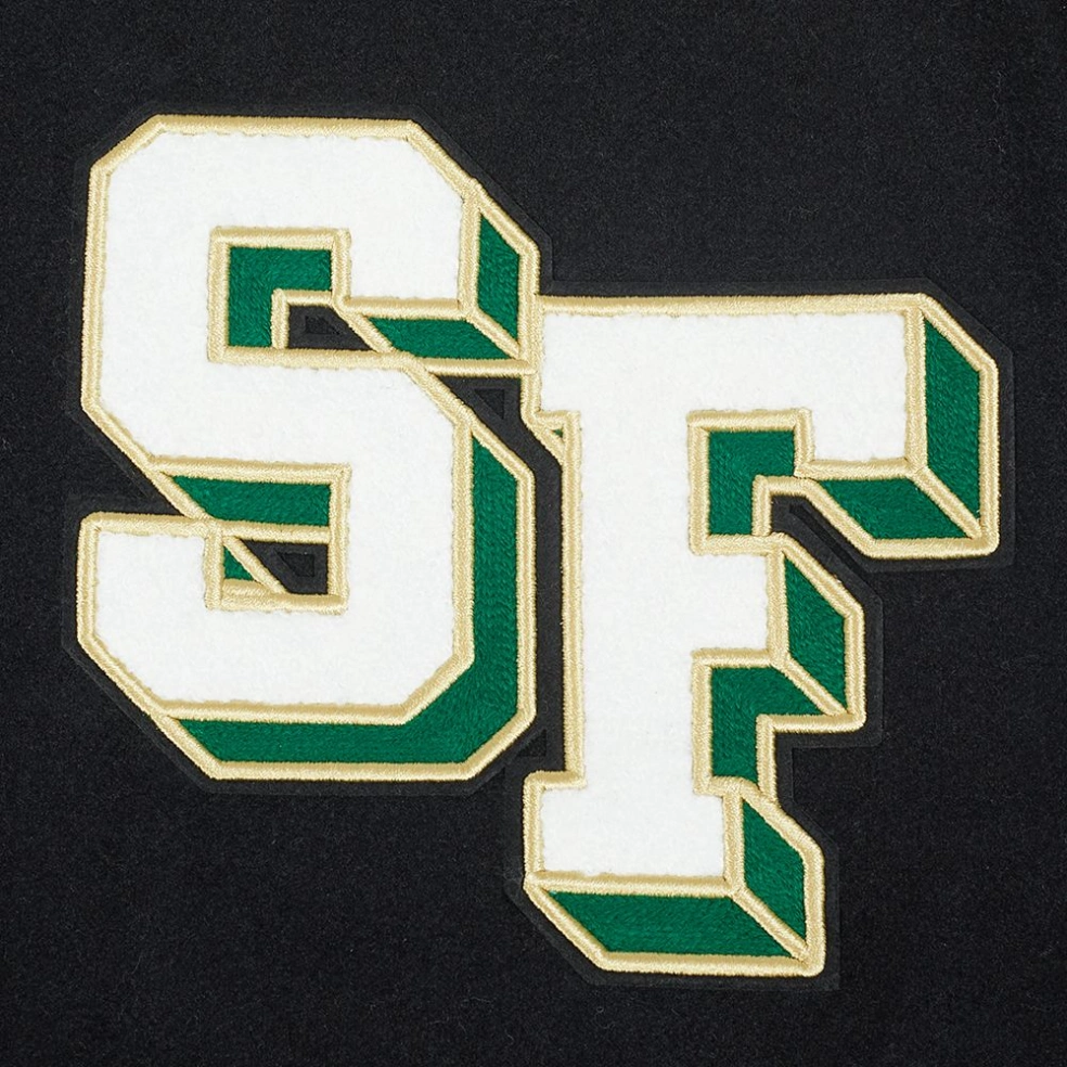 South Florida Bulls Classic Wool & Leather Varsity Jacket - Image 5
