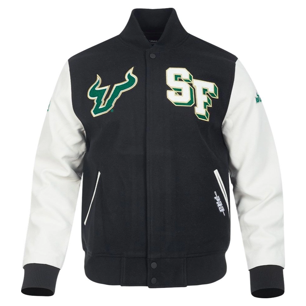 South Florida Bulls Classic Wool & Leather Varsity Jacket
