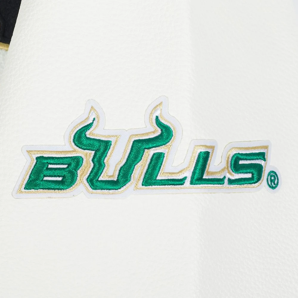 South Florida Bulls Classic Wool & Leather Varsity Jacket - Image 9