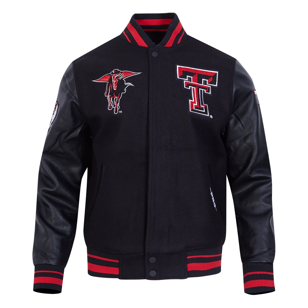 Texas Tech Red Raiders Classic Wool & Leather Varsity Jacket