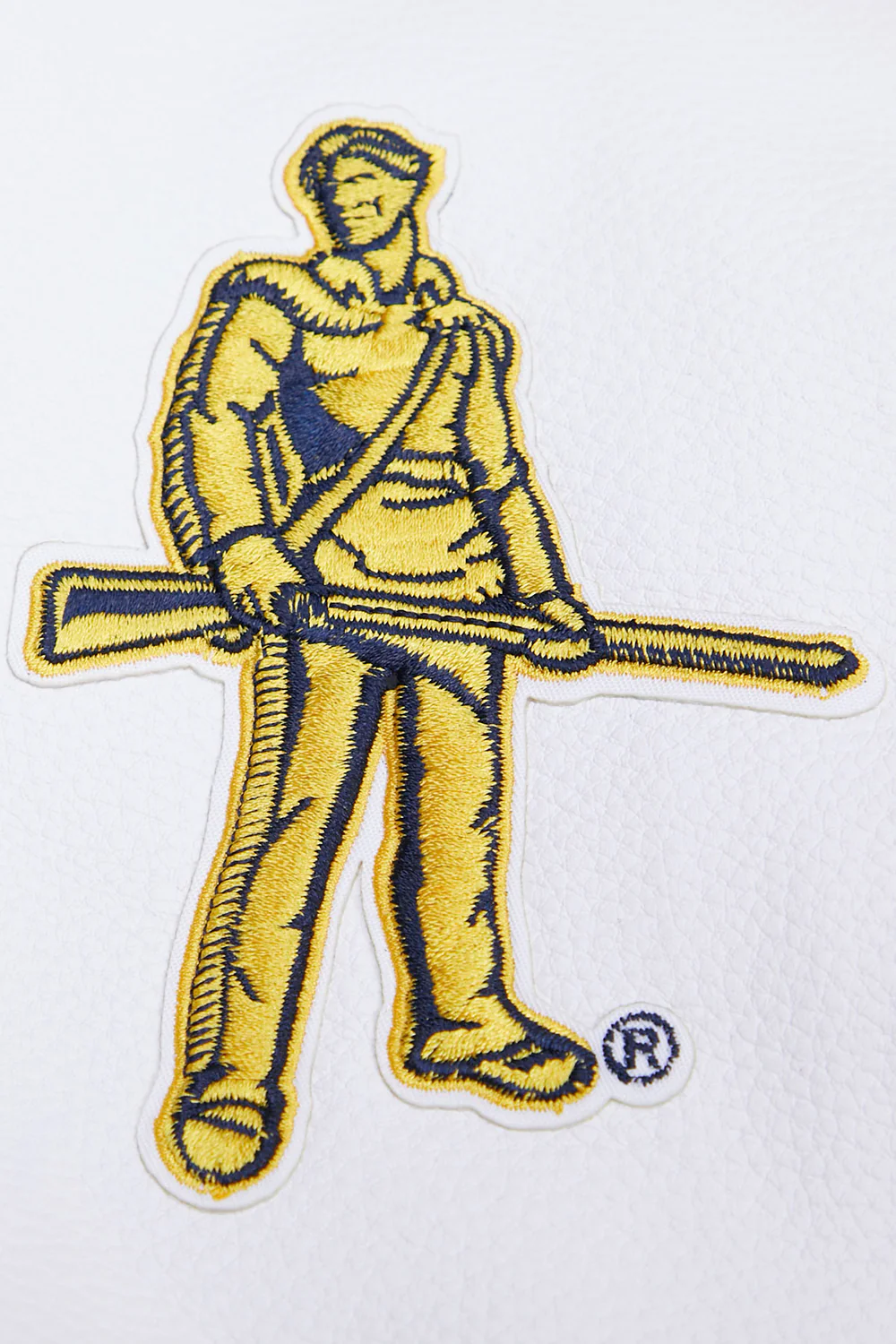 West Virginia Mountaineers Classic Wool & Leather Varsity Jacket - Image 8