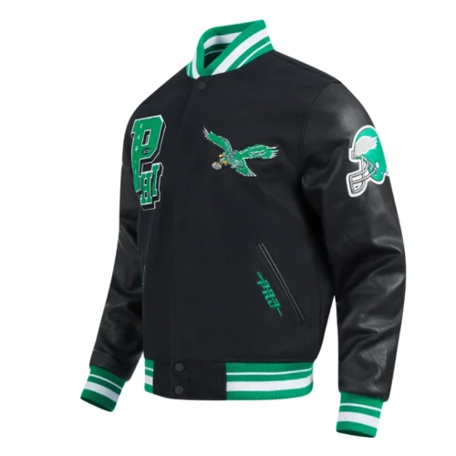 Alternative view of NFL Philadelphia Eagles Best Of Men's Rib Wool Varsity Jacket