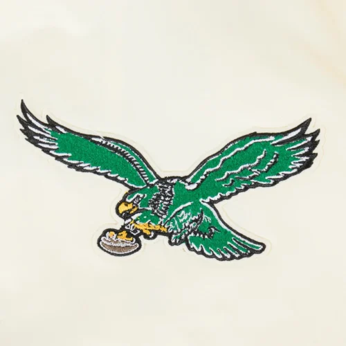 NFL Philadelphia Eagles Best Of Men's Rib Satin Jacket - Image 5