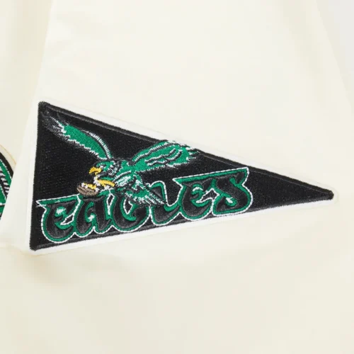 NFL Philadelphia Eagles Best Of Men's Rib Satin Jacket - Image 8