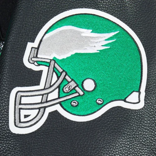 NFL Philadelphia Eagles Best Of Men's Rib Wool Varsity Jacket - Image 7