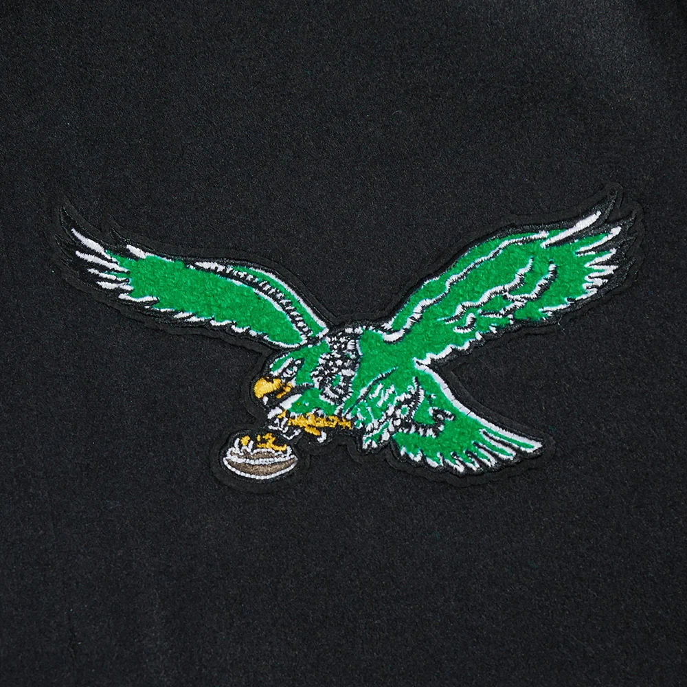 NFL Philadelphia Eagles Best Of Men's Rib Wool Varsity Jacket - Image 5