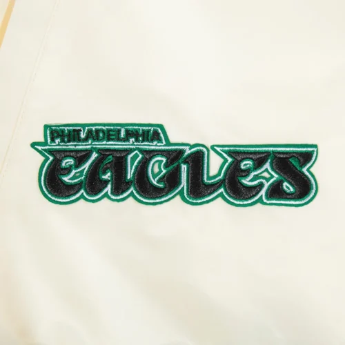NFL Philadelphia Eagles Best Of Men's Rib Satin Jacket - Image 6