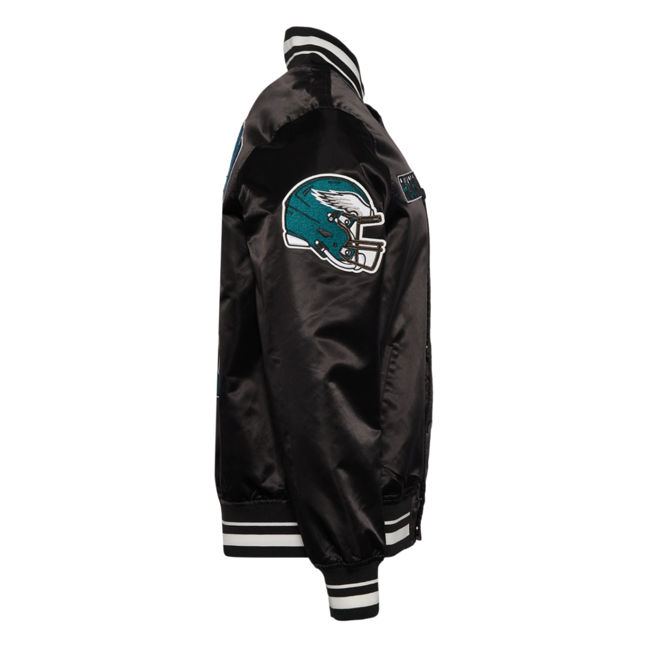 Pro Standard Philadelphia Eagles Turn It Up M Rib Satin Jacket - Image 4