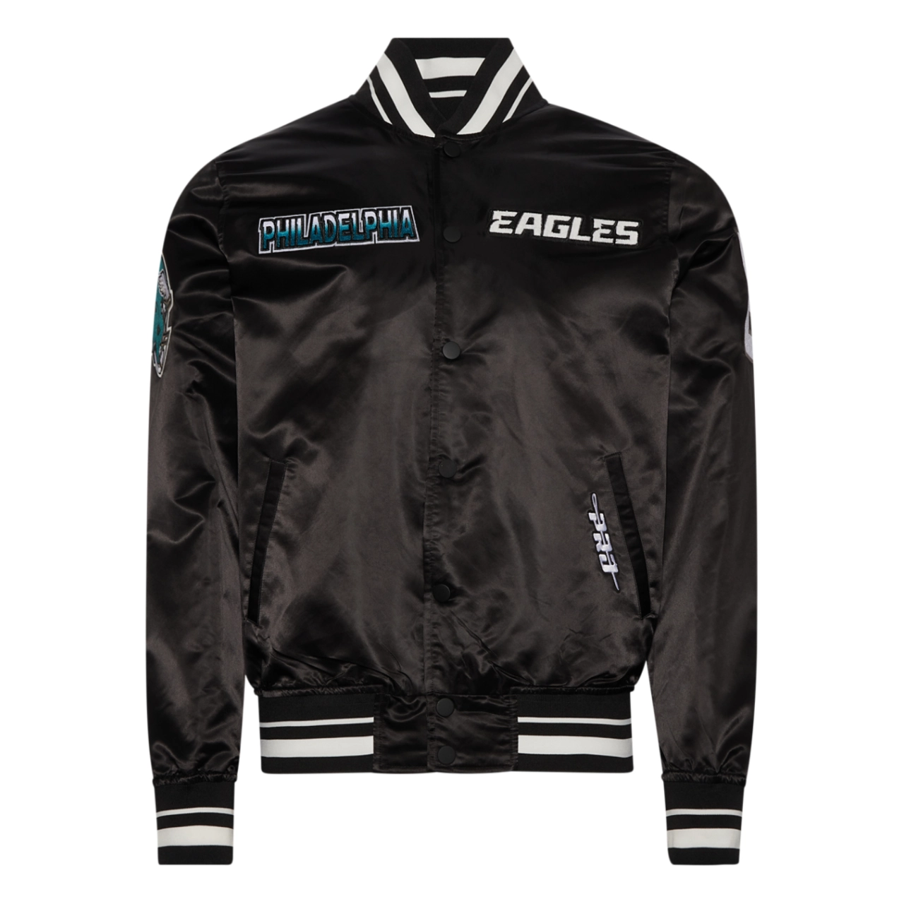 Pro Standard Philadelphia Eagles Turn It Up M Rib Satin Jacket