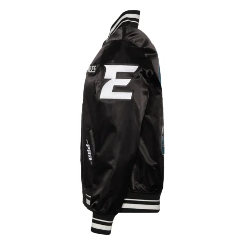 Pro Standard Philadelphia Eagles Turn It Up M Rib Satin Jacket - Image 3