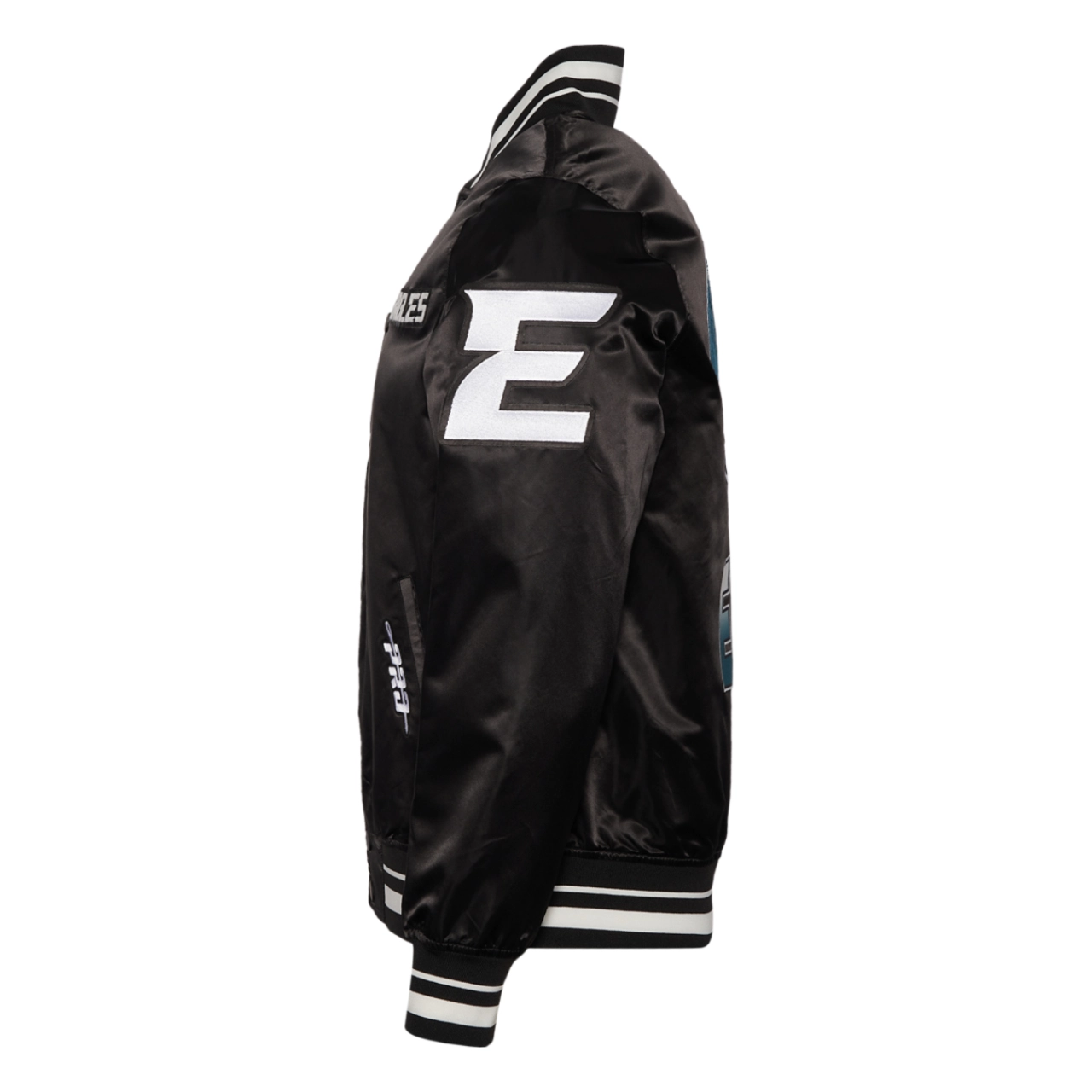 Pro Standard Philadelphia Eagles Turn It Up M Rib Satin Jacket - Image 3