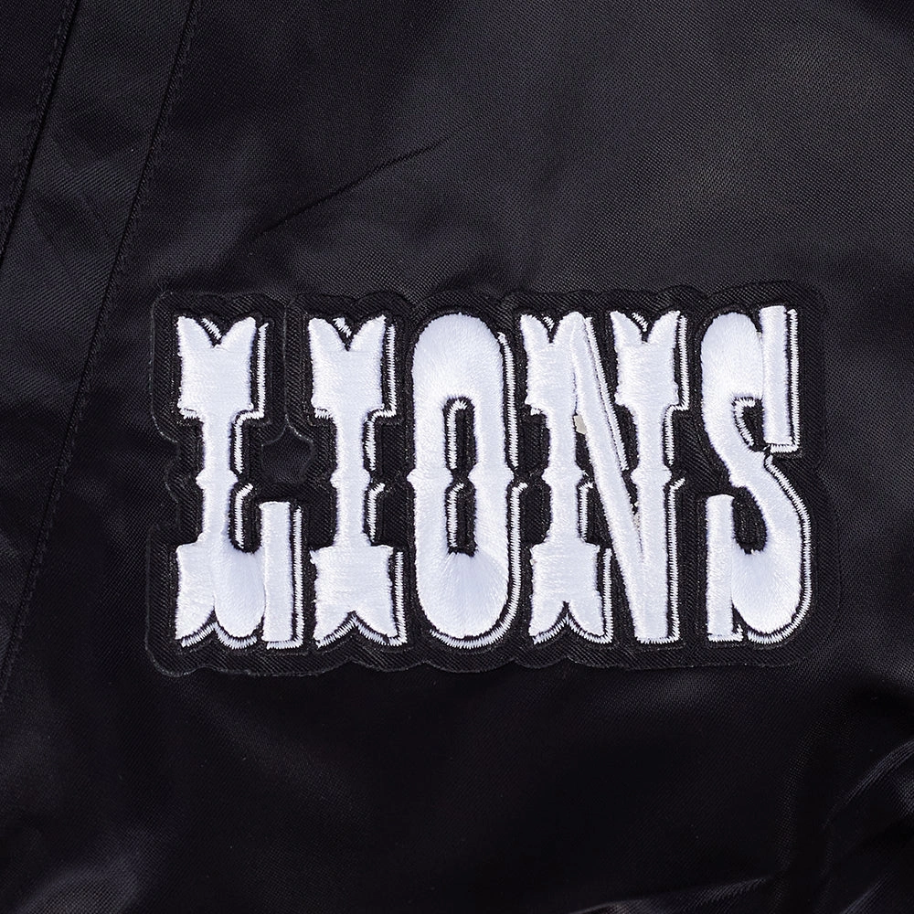 NFL Detroit Lions Best Of Men's Rib Satin Jacket - Image 9