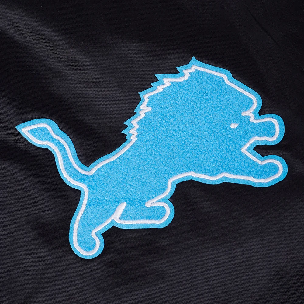 NFL Detroit Lions Best Of Men's Rib Satin Jacket - Image 7