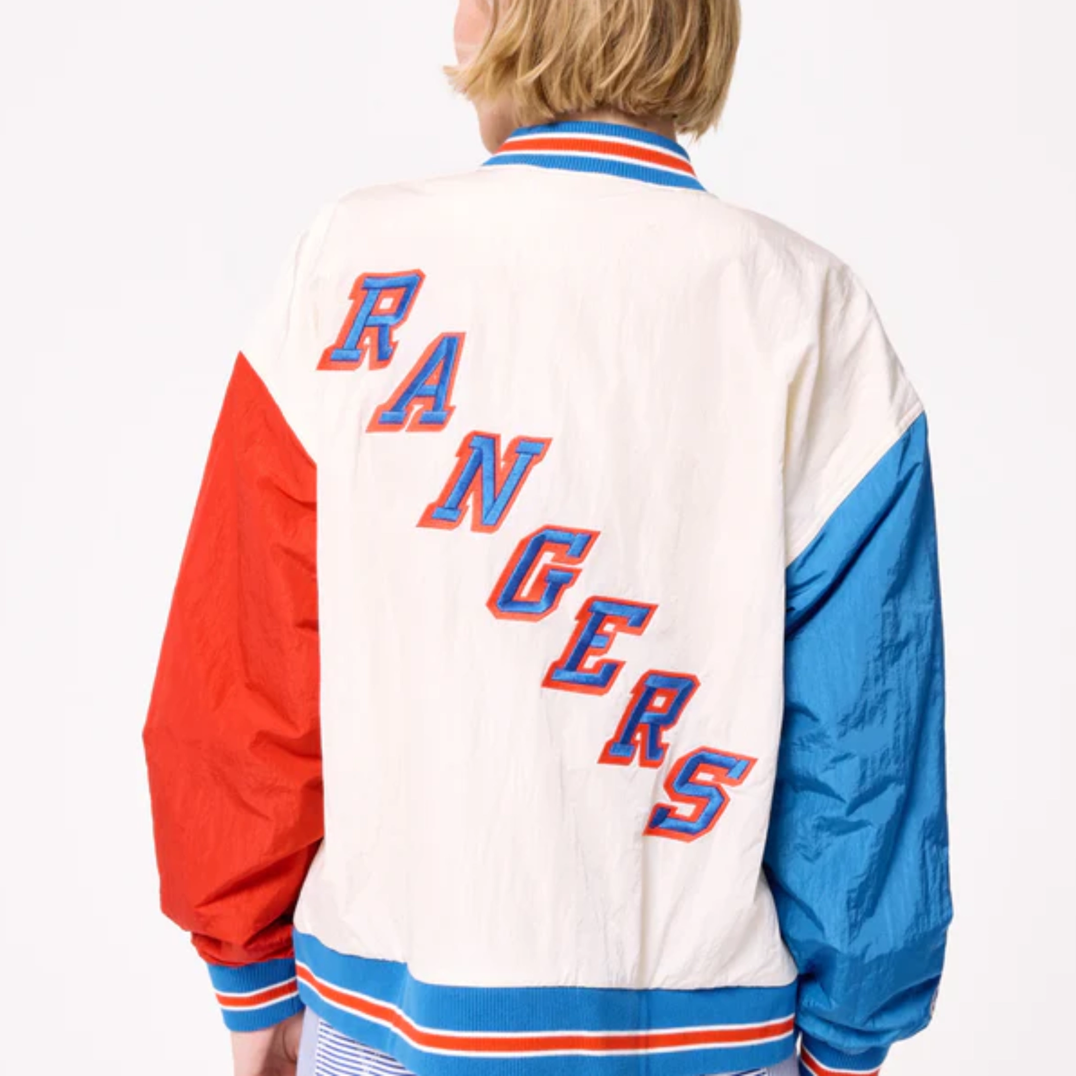 Alternative view of New York Rangers terez Rangers Wordmark Bomber Jacket
