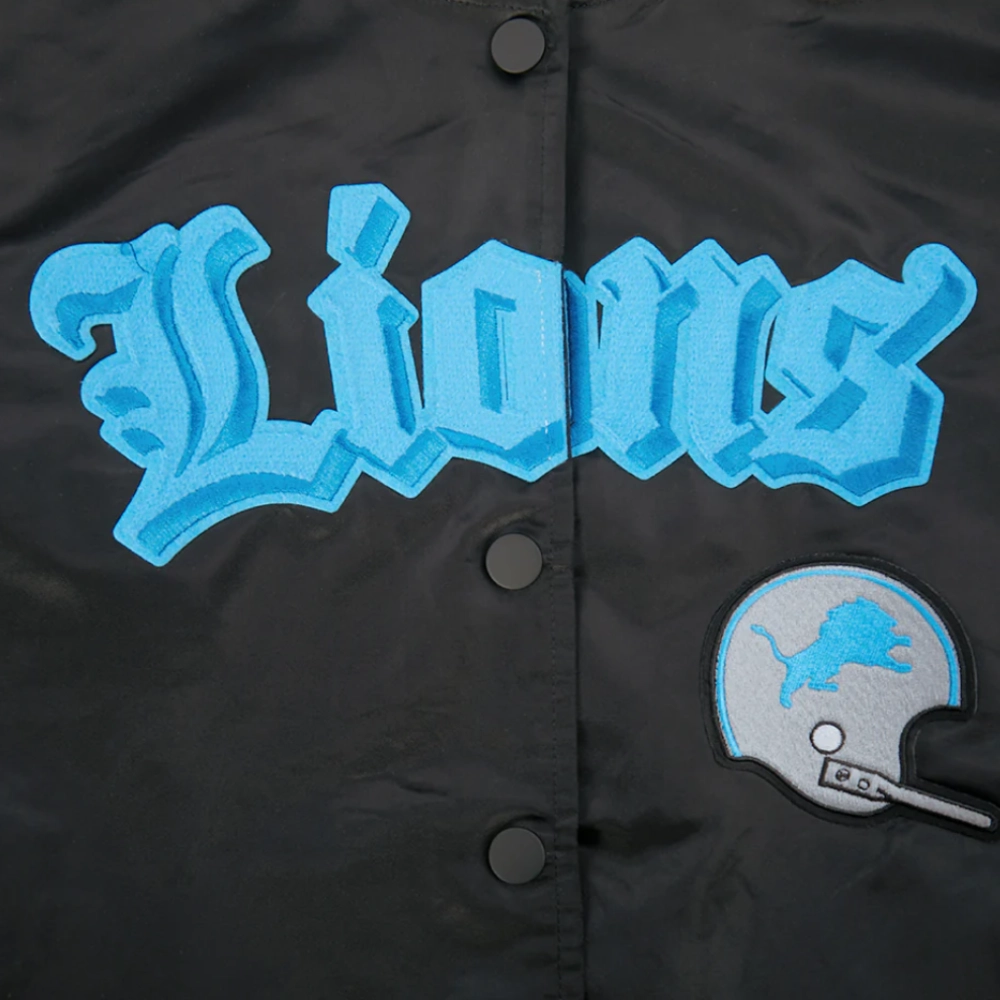 NFL Detroit Lions Best Of Women's Rib Satin Jacket - Image 7