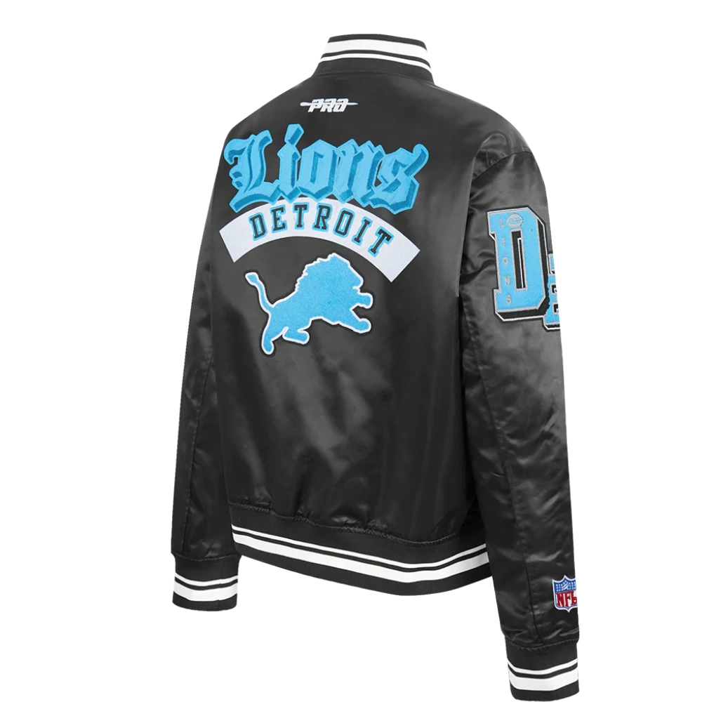 Alternative view of NFL Detroit Lions Best Of Women's Rib Satin Jacket