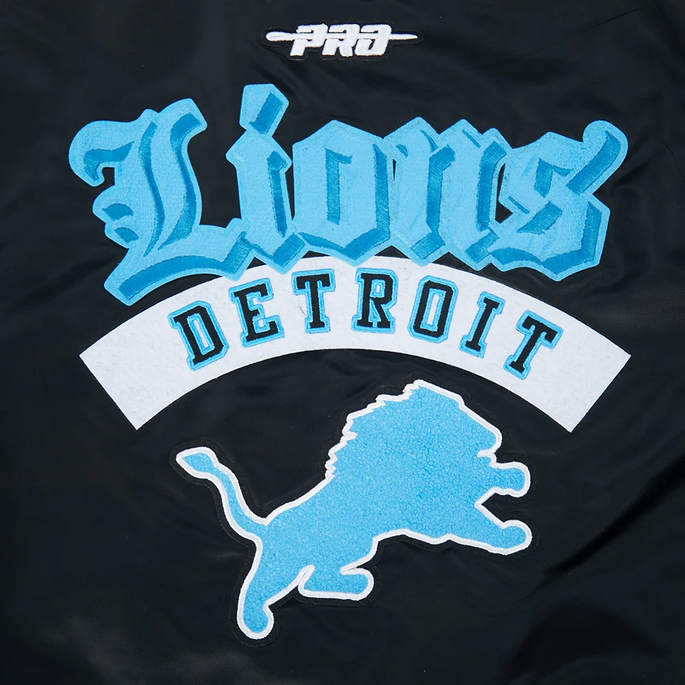 NFL Detroit Lions Best Of Women's Rib Satin Jacket - Image 5