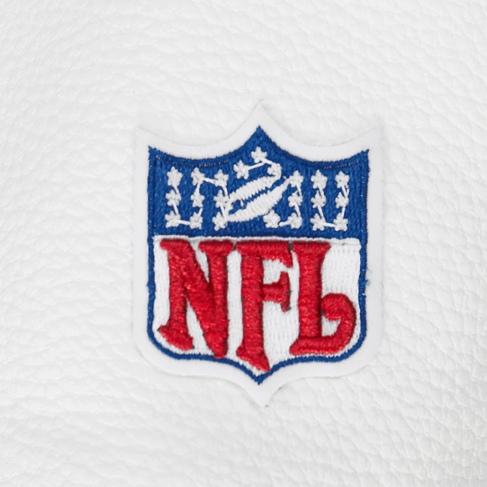 NFL Detroit Lions Best Of Women's Cropped Black Wool Varsity Jacket - Image 6