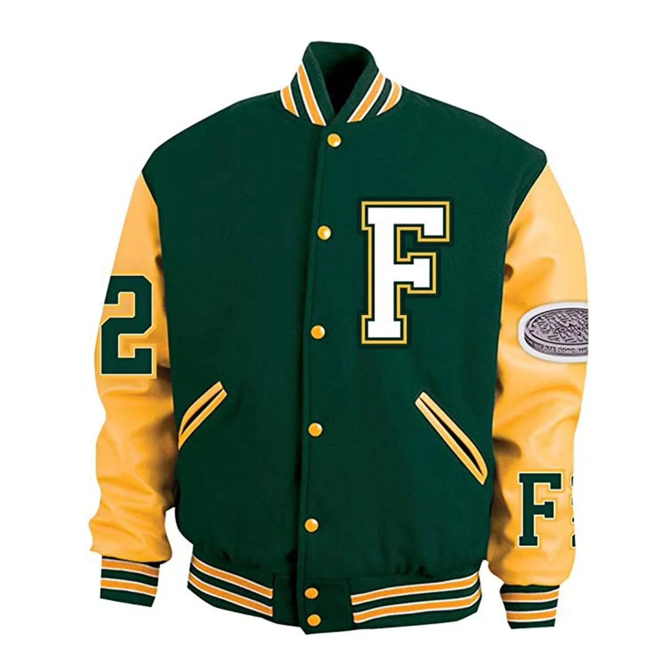 Alternative view of ASAP Ferg Floor II Seats Letterman Jacket