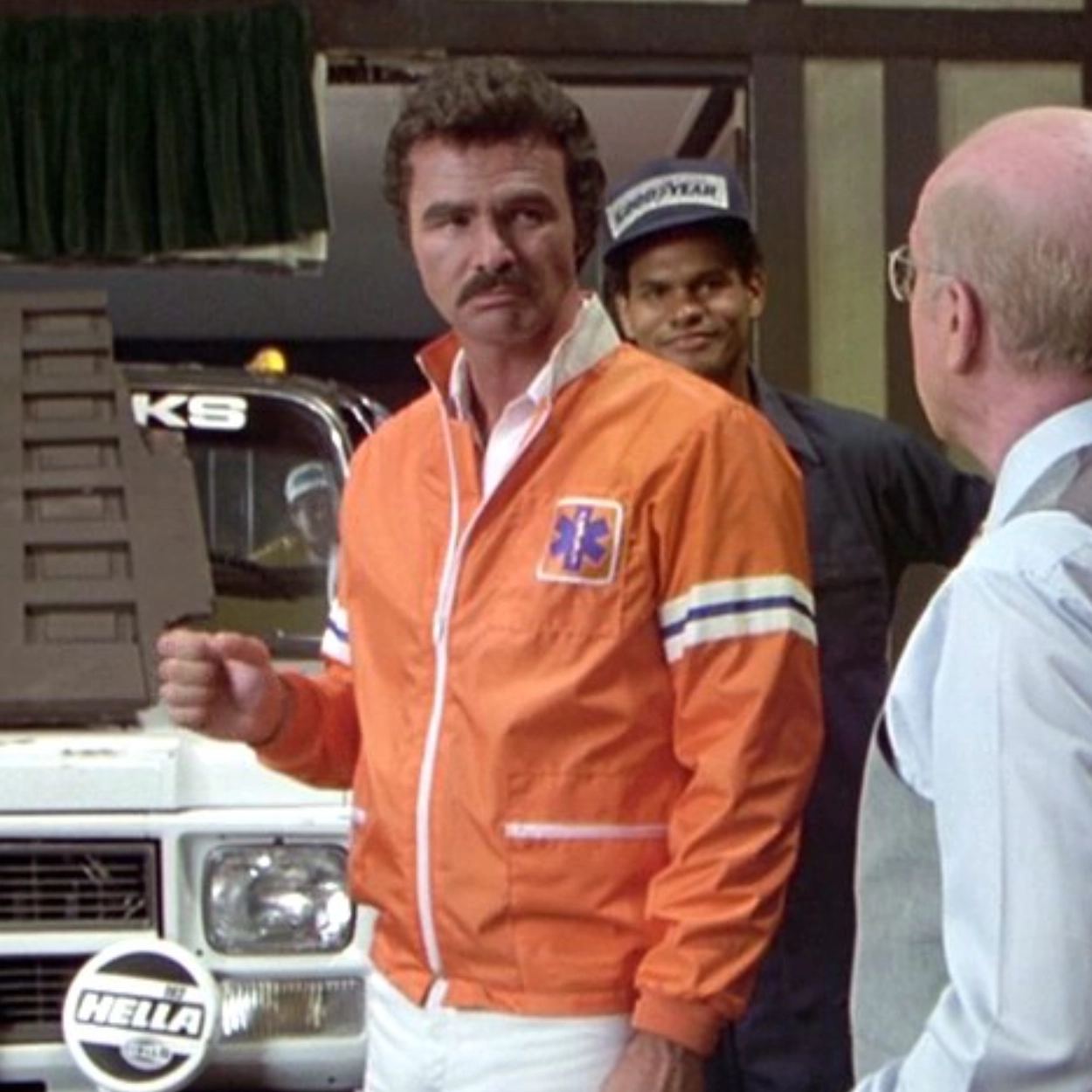 The Cannonball Run Burt Reynolds Orange Satin Jacket