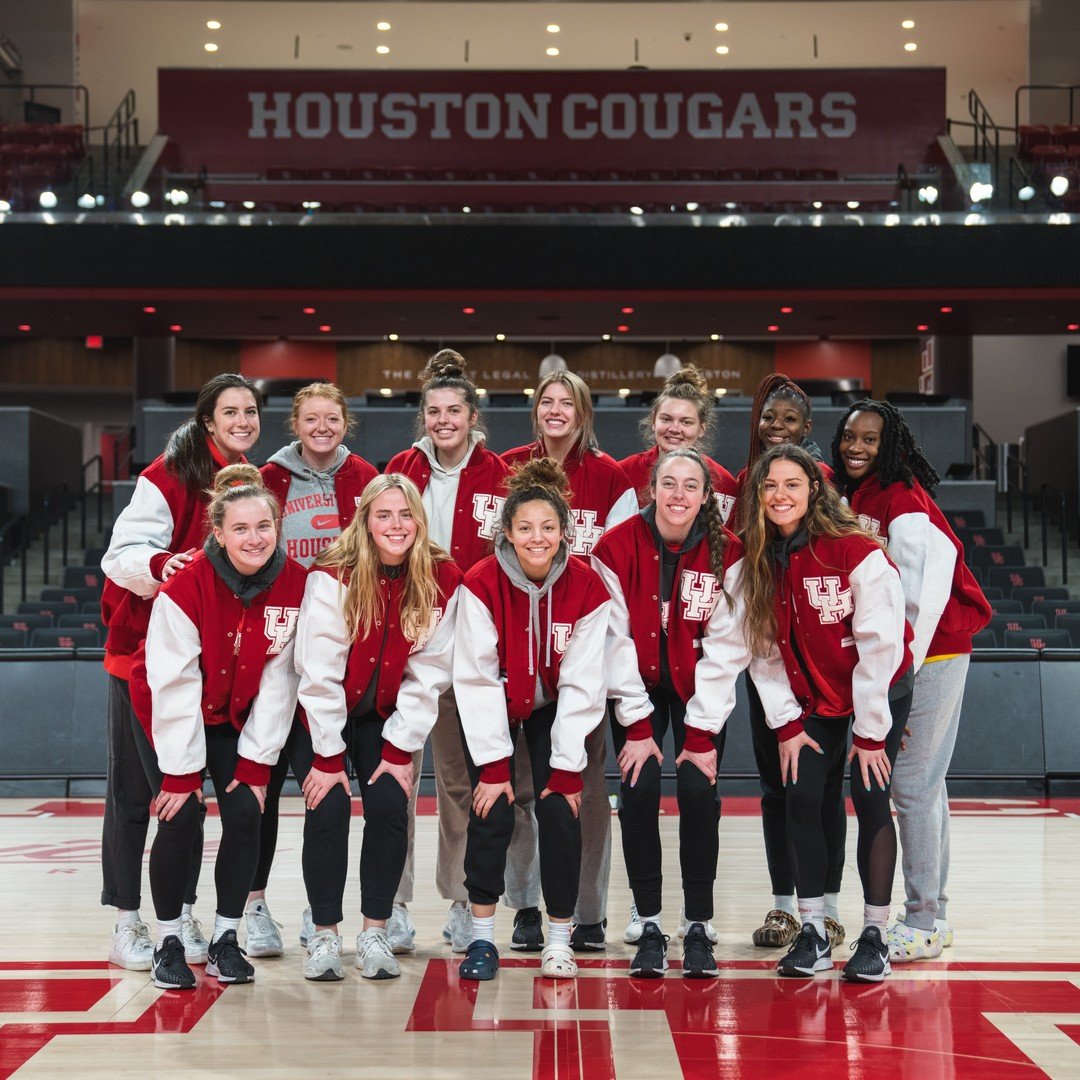 University of Houston Red/White Varsity Jacket - Image 5
