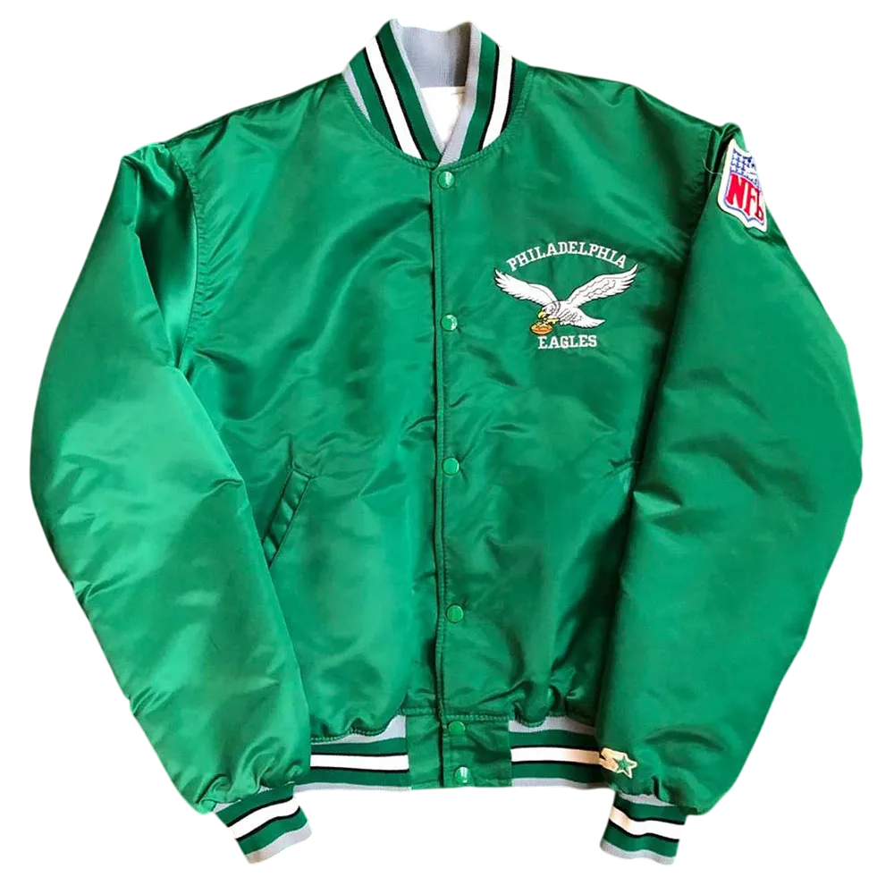 Alternative view of Philadelphia Eagles Bradley Cooper Green Jacket