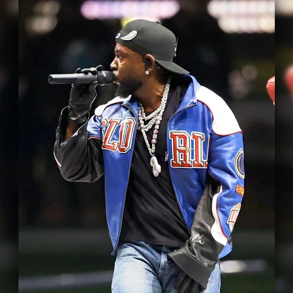 Super Bowl 2025 Halftime Show Gloria Leather Jacket