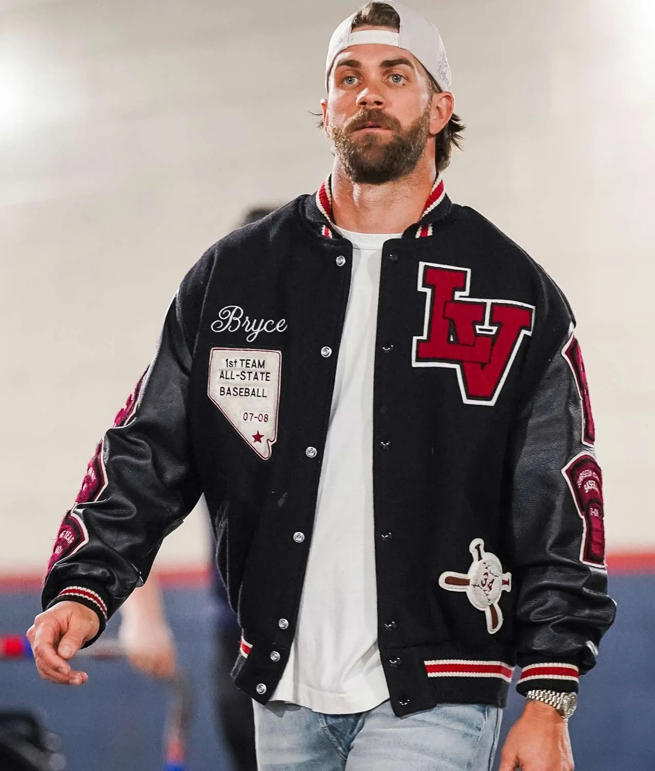 Bryce Harper Las Vegas High School Letterman Jacket
