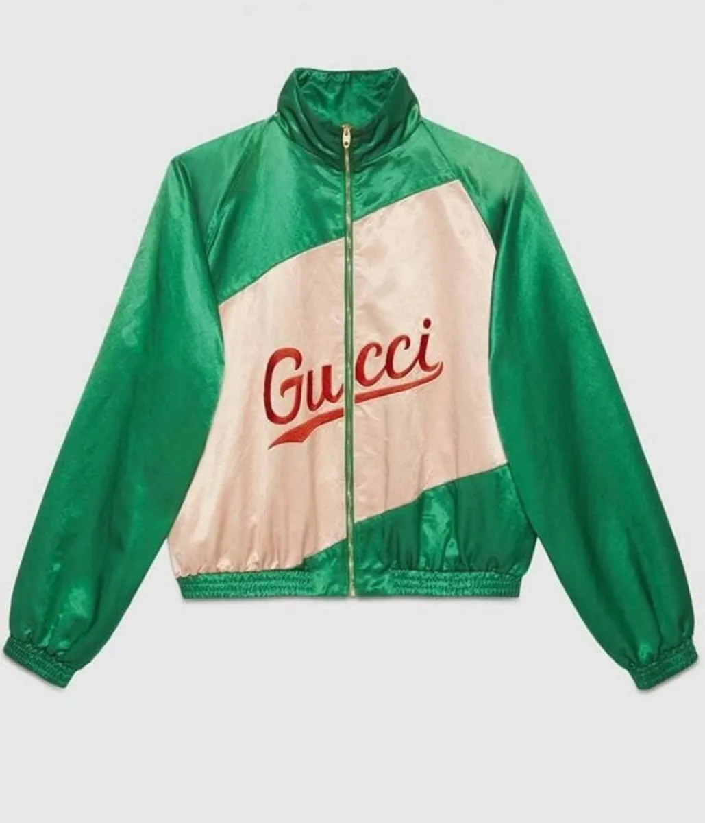Alternative view of Gucci Jimin BTS Dynamite Green Satin Jacket