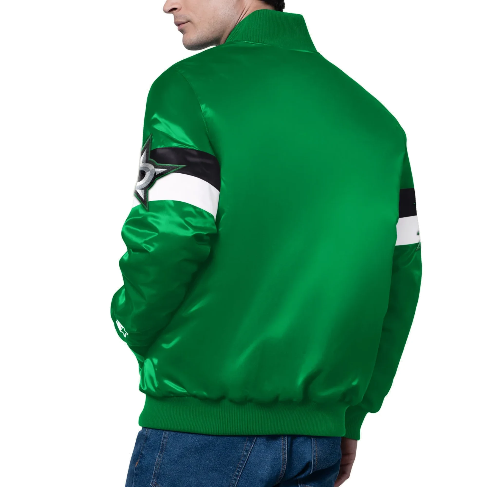 Alternative view of Dallas Stars Triple Option Satin Varsity Jacket