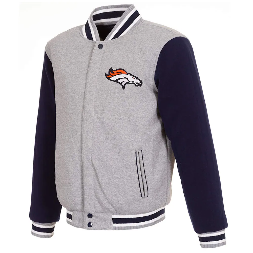 Denver Broncos Two Tone Wool Jacket