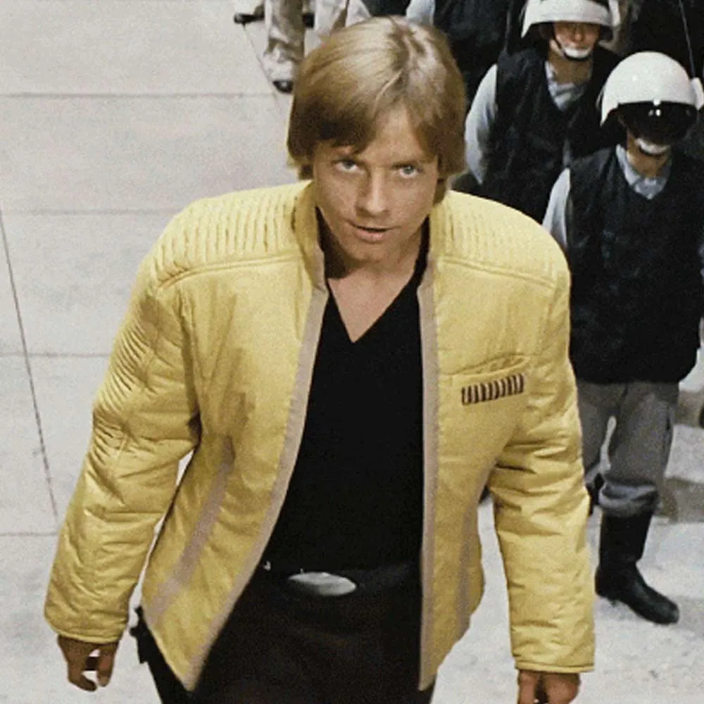 Star Wars A New Hope Mark Hamill Yellow Jacket - Image 6