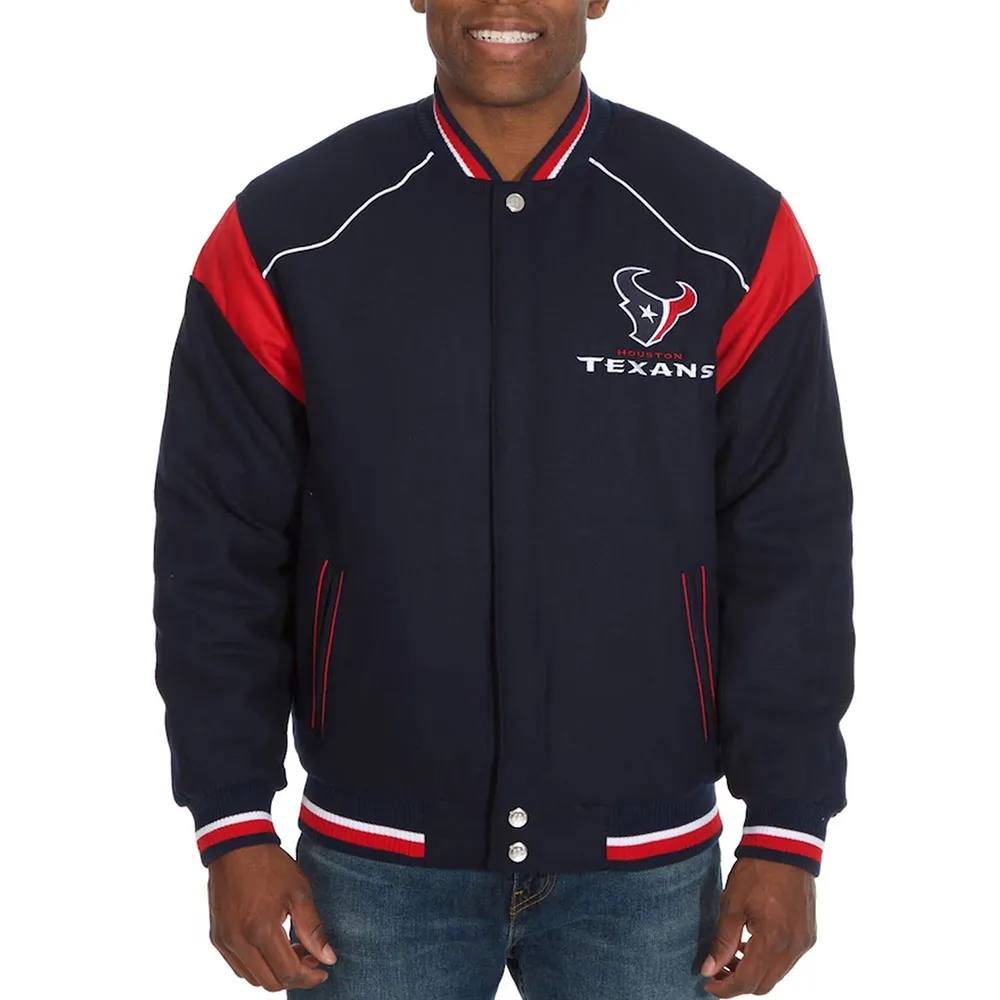 Houston Texans H-Town Teddy Navy Wool Jacket