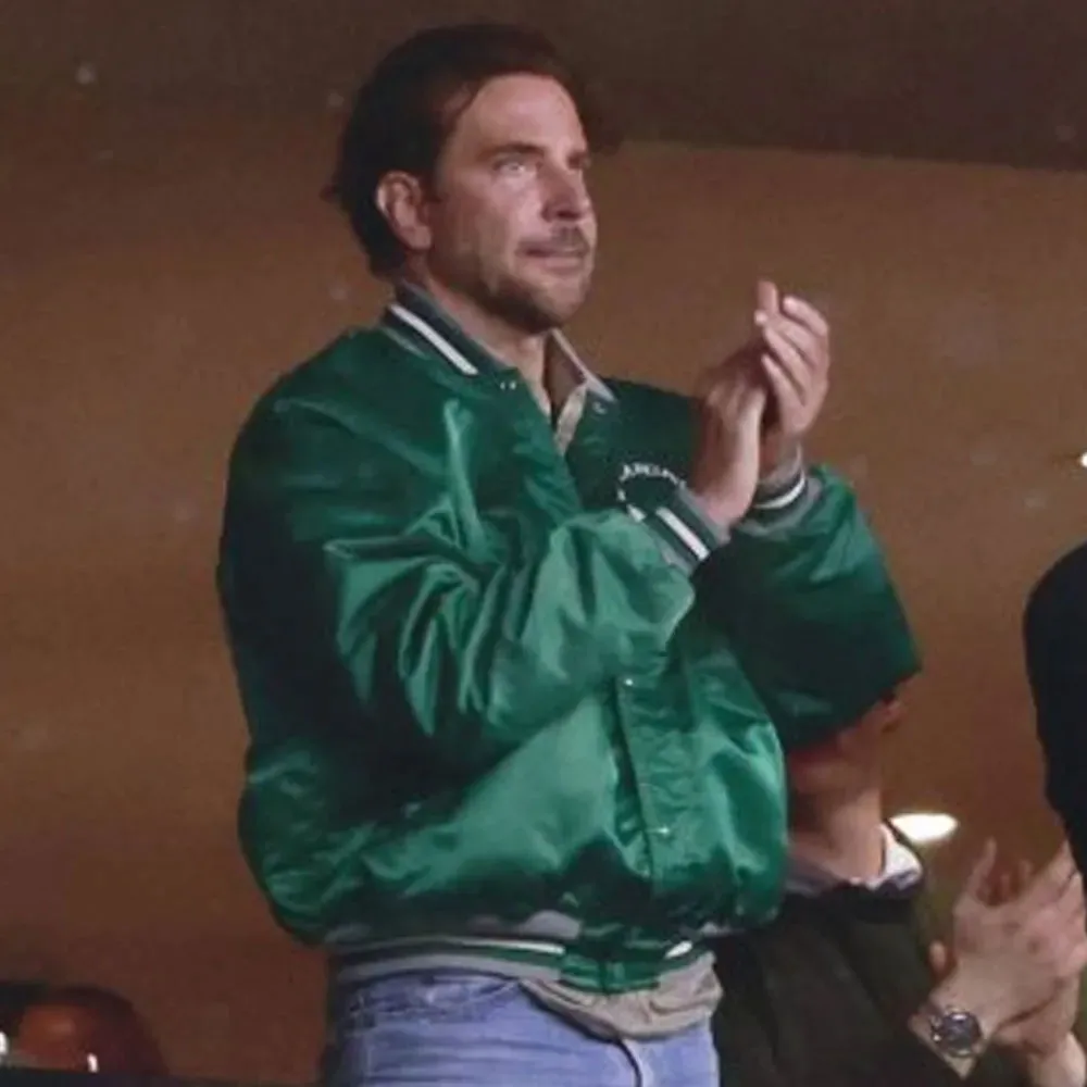 Philadelphia Eagles Bradley Cooper Green Jacket - Image 4
