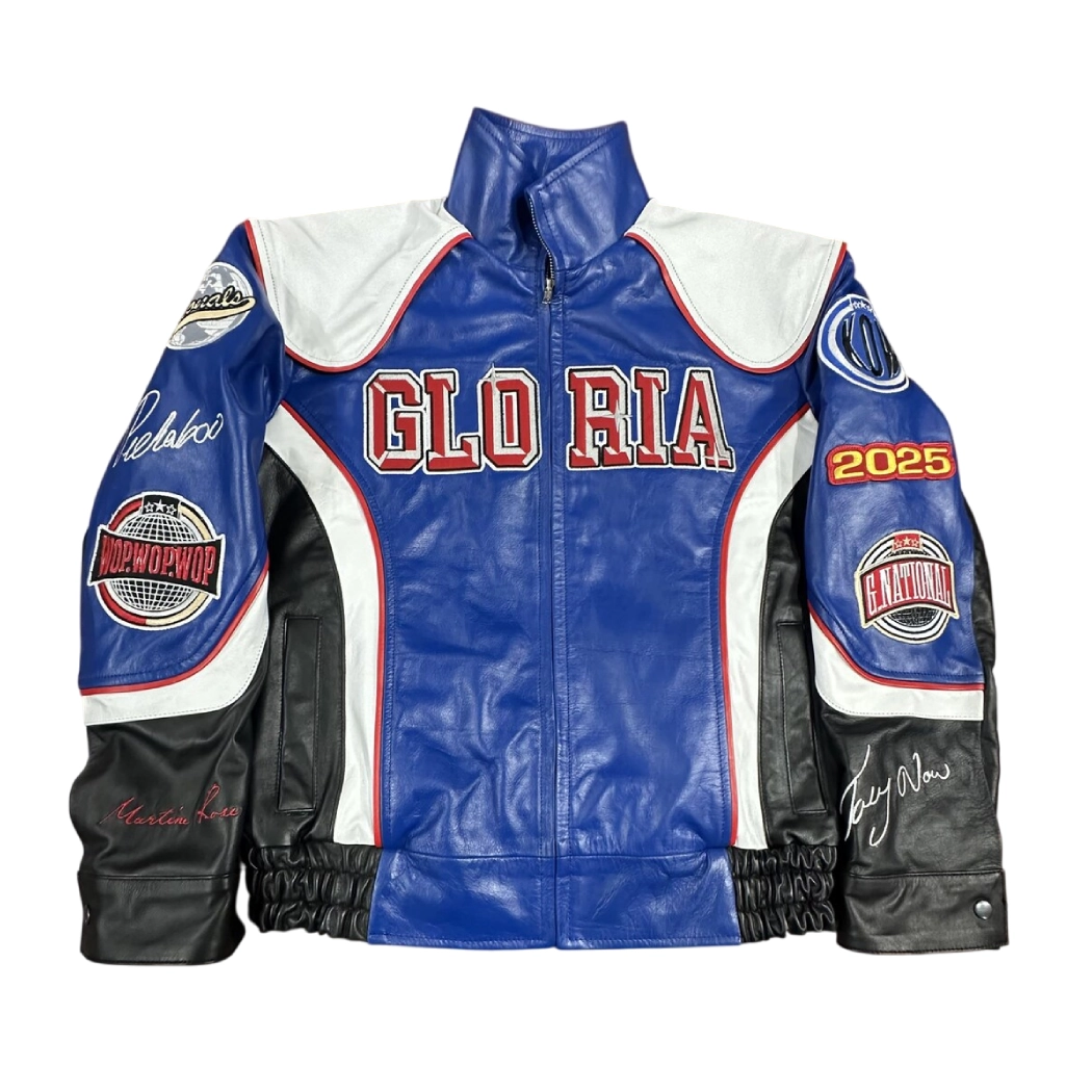 Alternative view of Super Bowl 2025 Halftime Show Gloria Leather Jacket