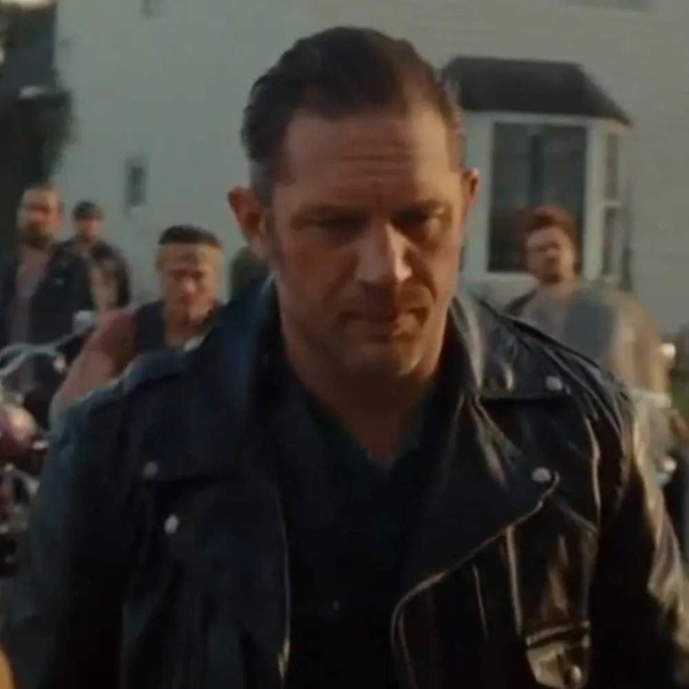 Tom Hardy The Bikeriders Leather Jacket - Image 4
