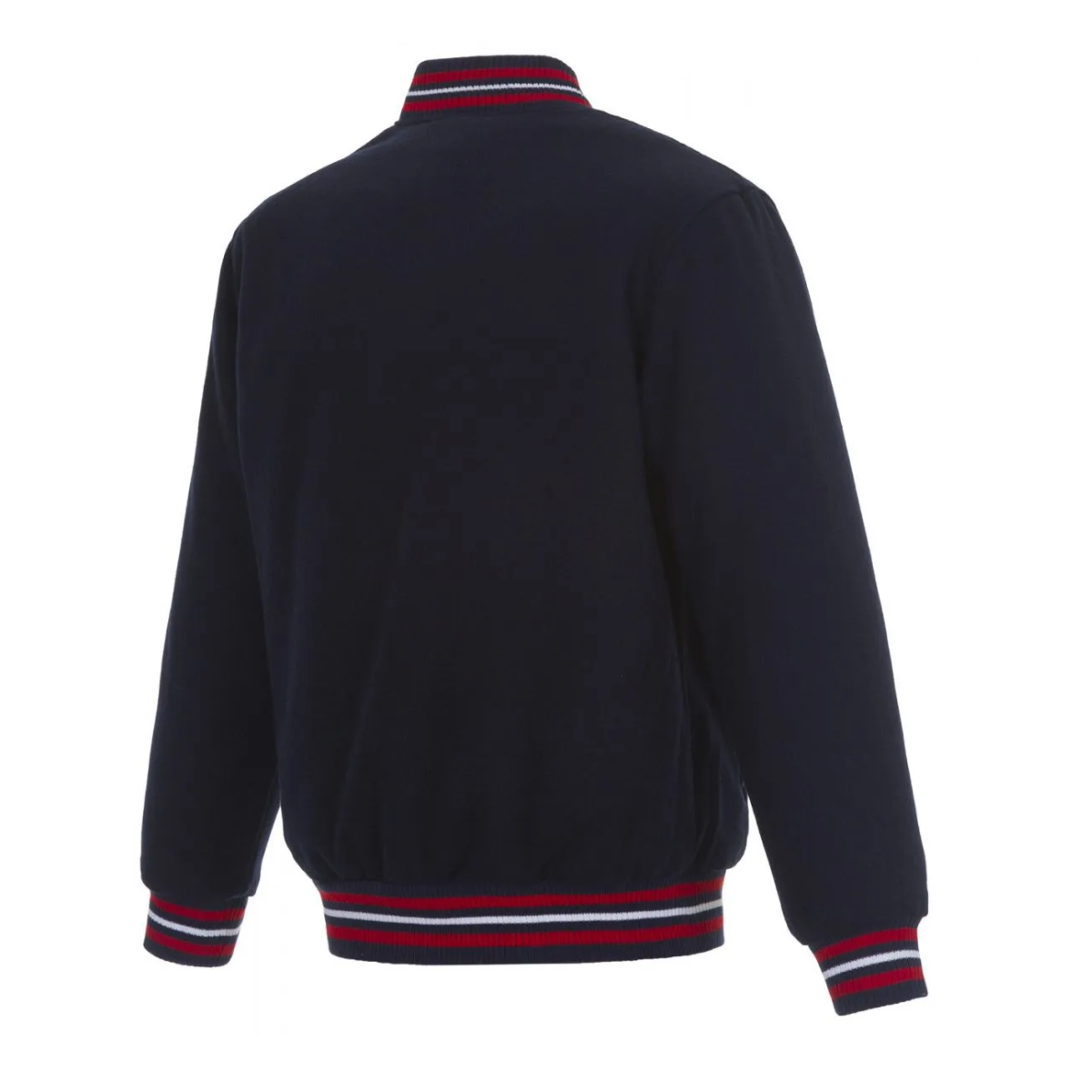 Alternative view of Washington Wizards One Color Navy Wool Varsity Jacket