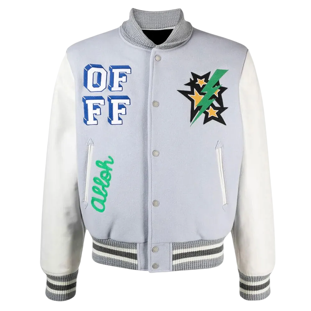 Alternative view of Youngboy Lil Durk Wool & Leather Varsity Jacket