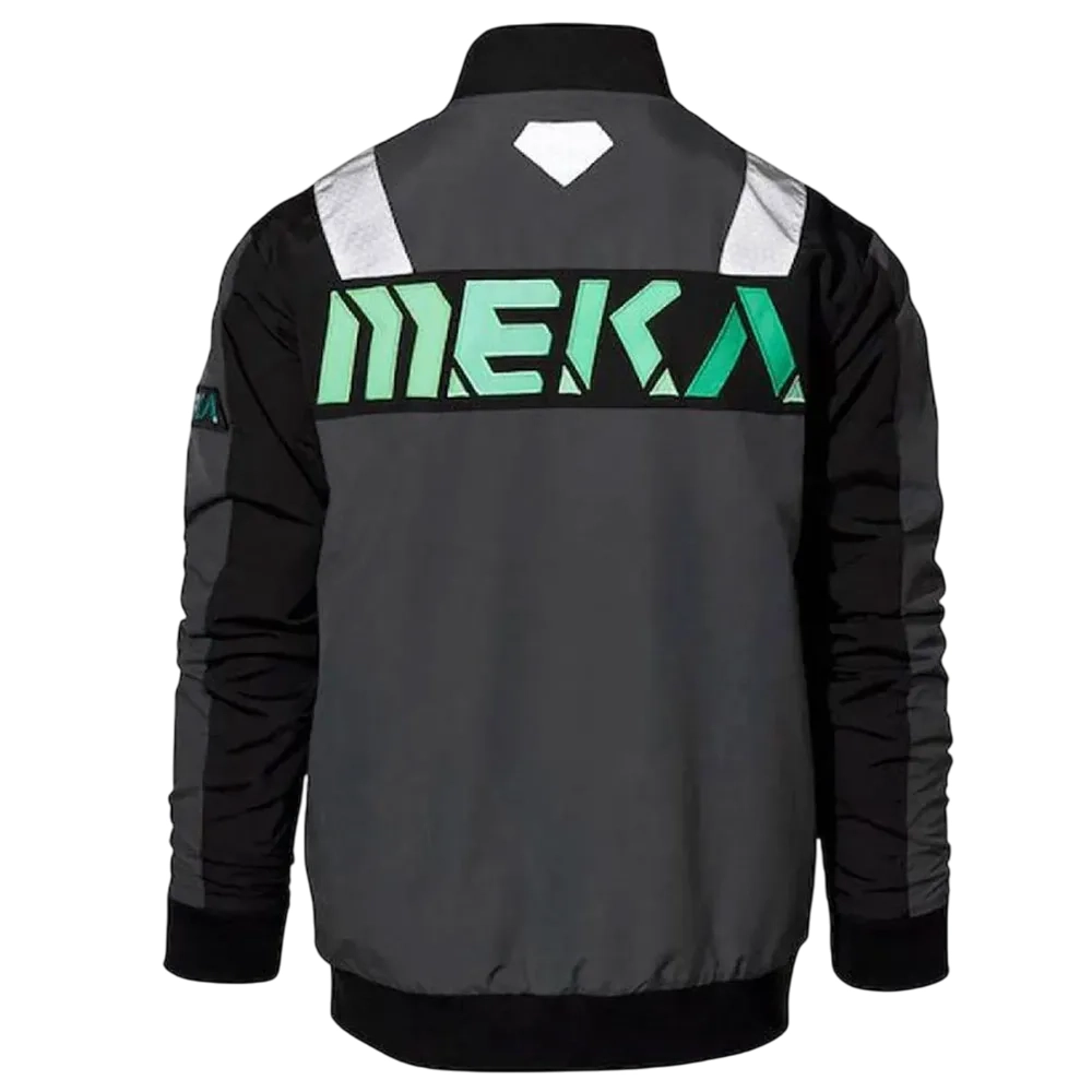 Overwatch Meka Bomber Grey Cotton Jacket - Image 3