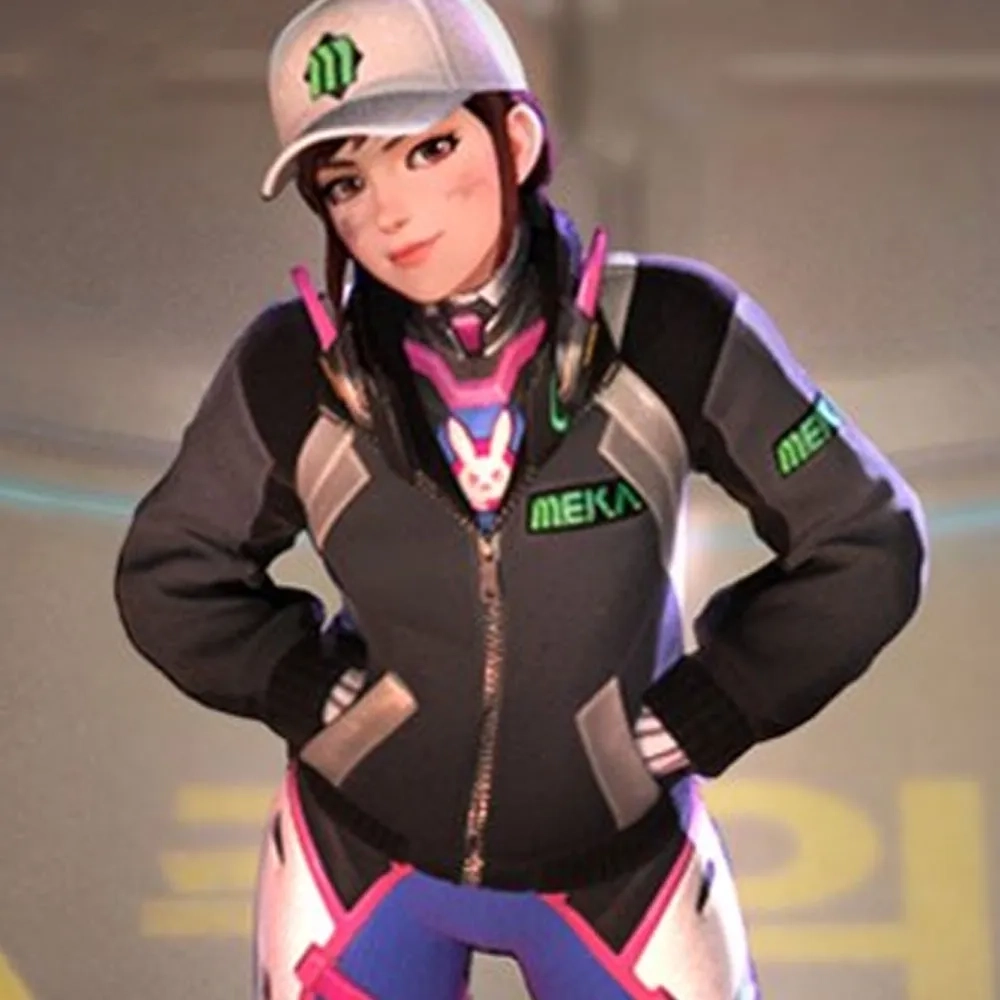 Overwatch Meka Bomber Grey Cotton Jacket