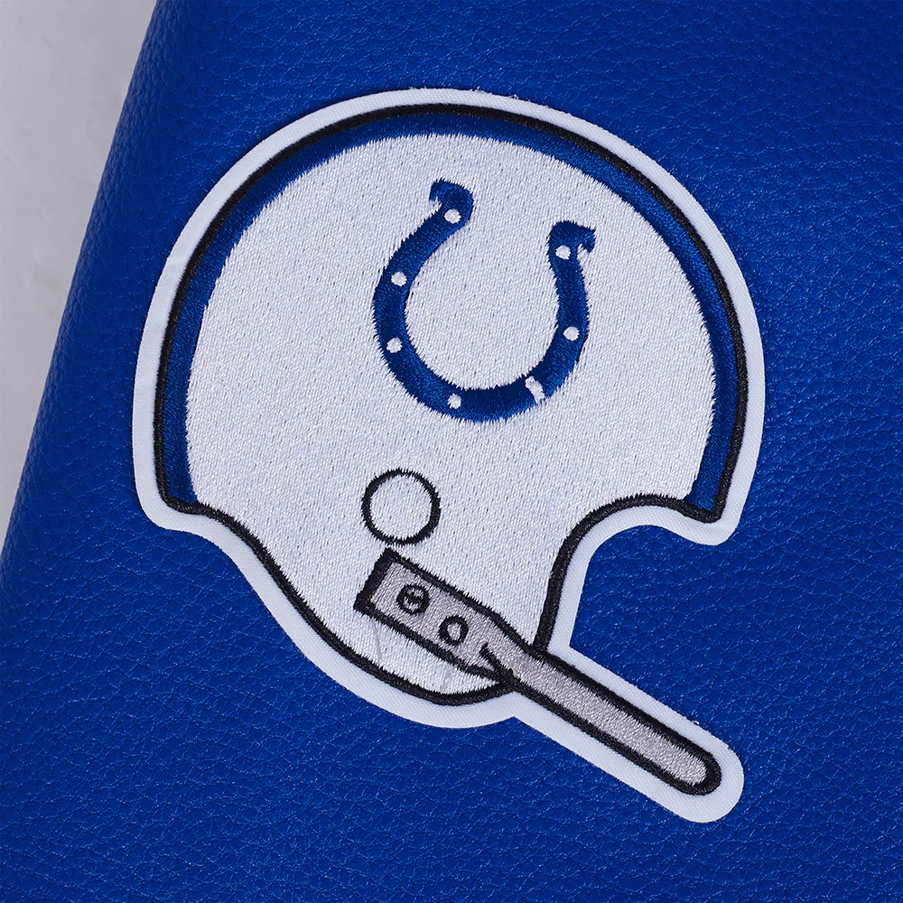 baltimore colts retro classics wool & leather cream patch logo