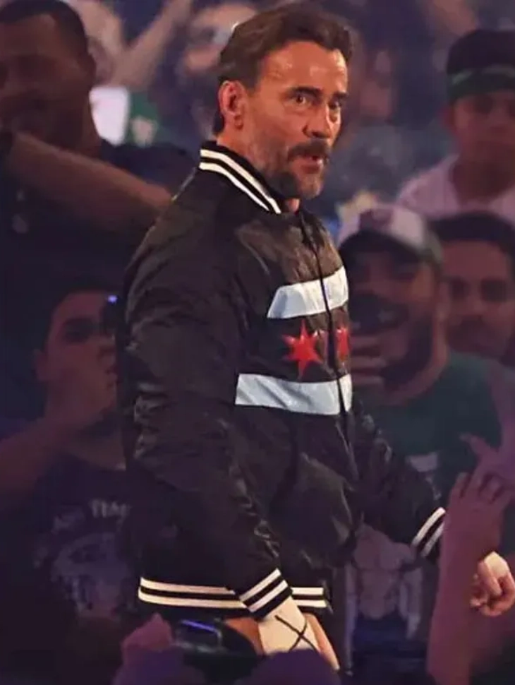 cm punk night of champions black jacket