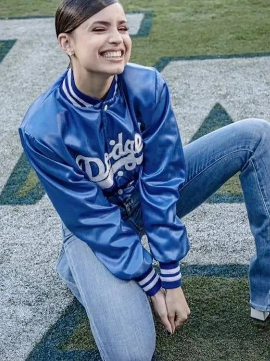 dodgers sofia carson bomber jacket