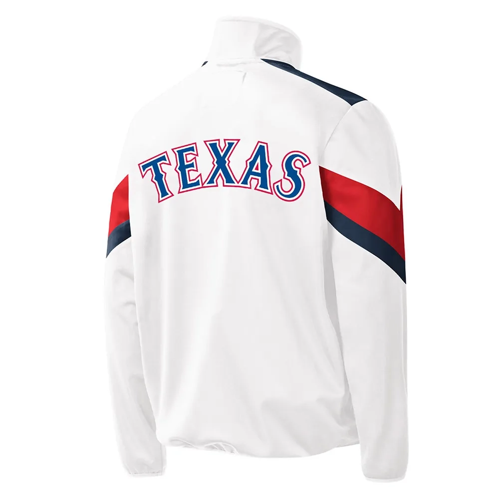 george bush texas white polyster rangers jacket