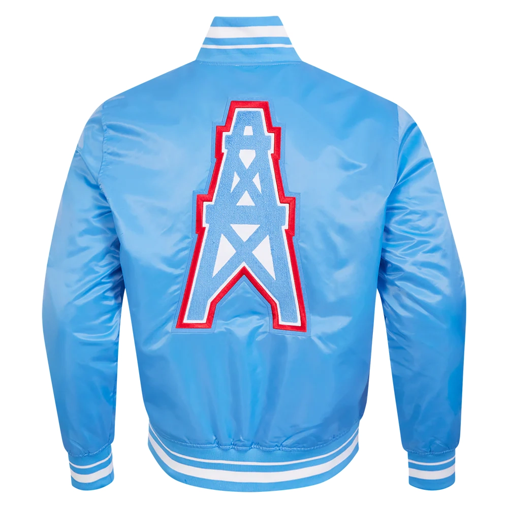 houston oilers retro classic full-snap jacket