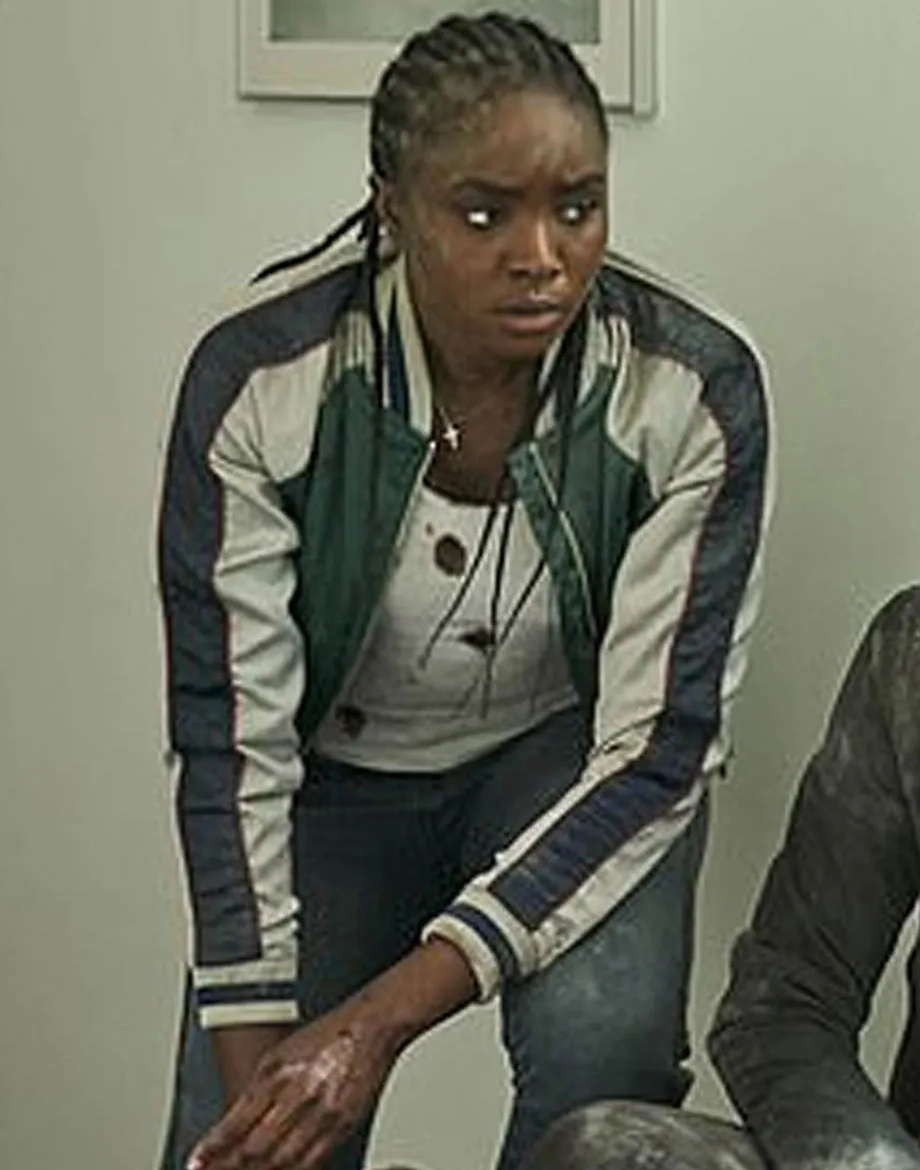 kiki layne the old guard bomber jacket