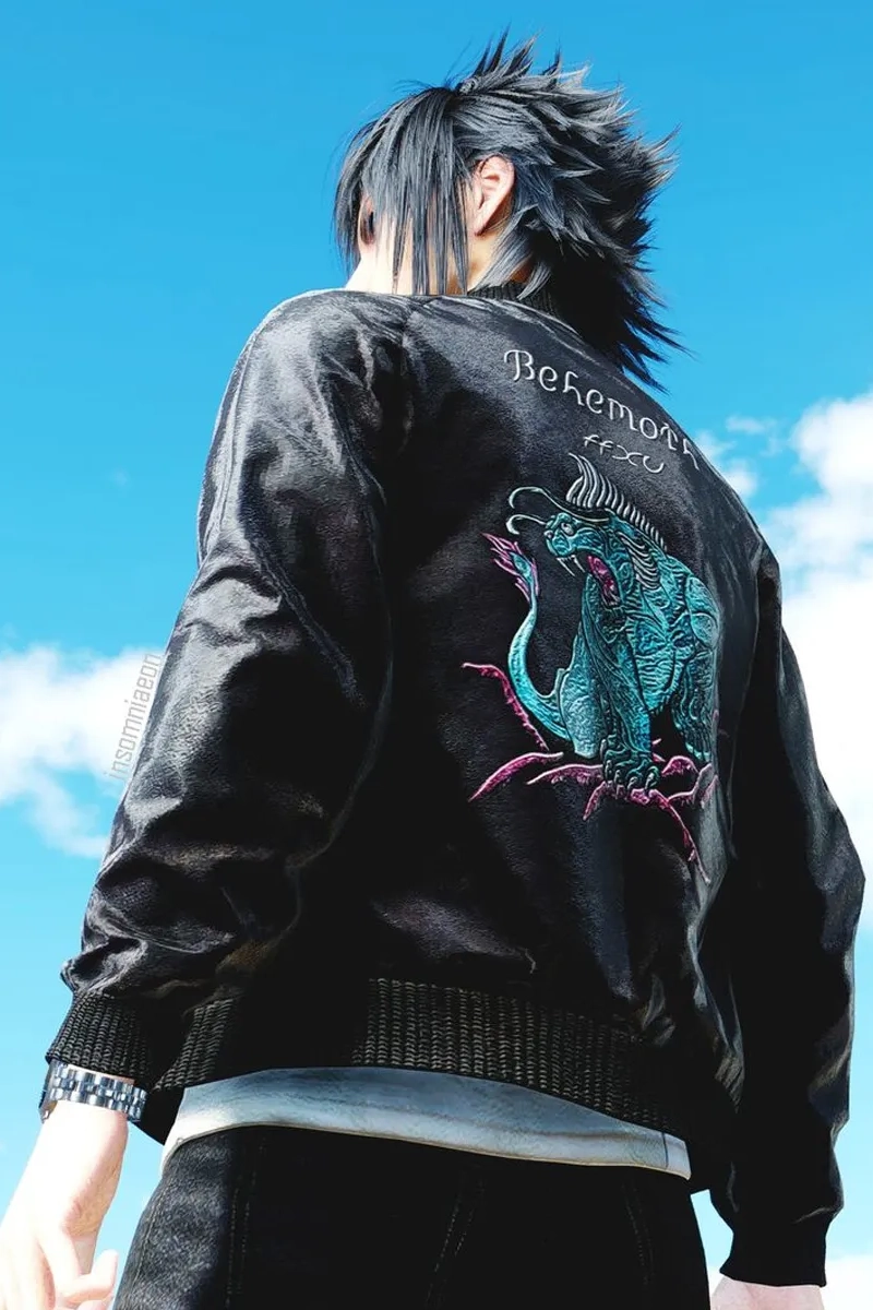 noctis final fantasy xv black jacket