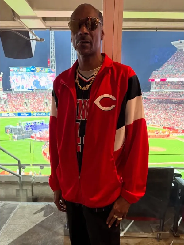 snoop dogg cincinnati reds post-game concert cotton jacket