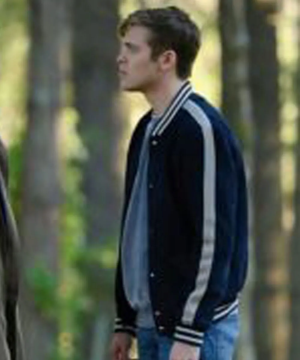 Alternative view of Supernatural Alexander Calvert Striped Varsity Jacket