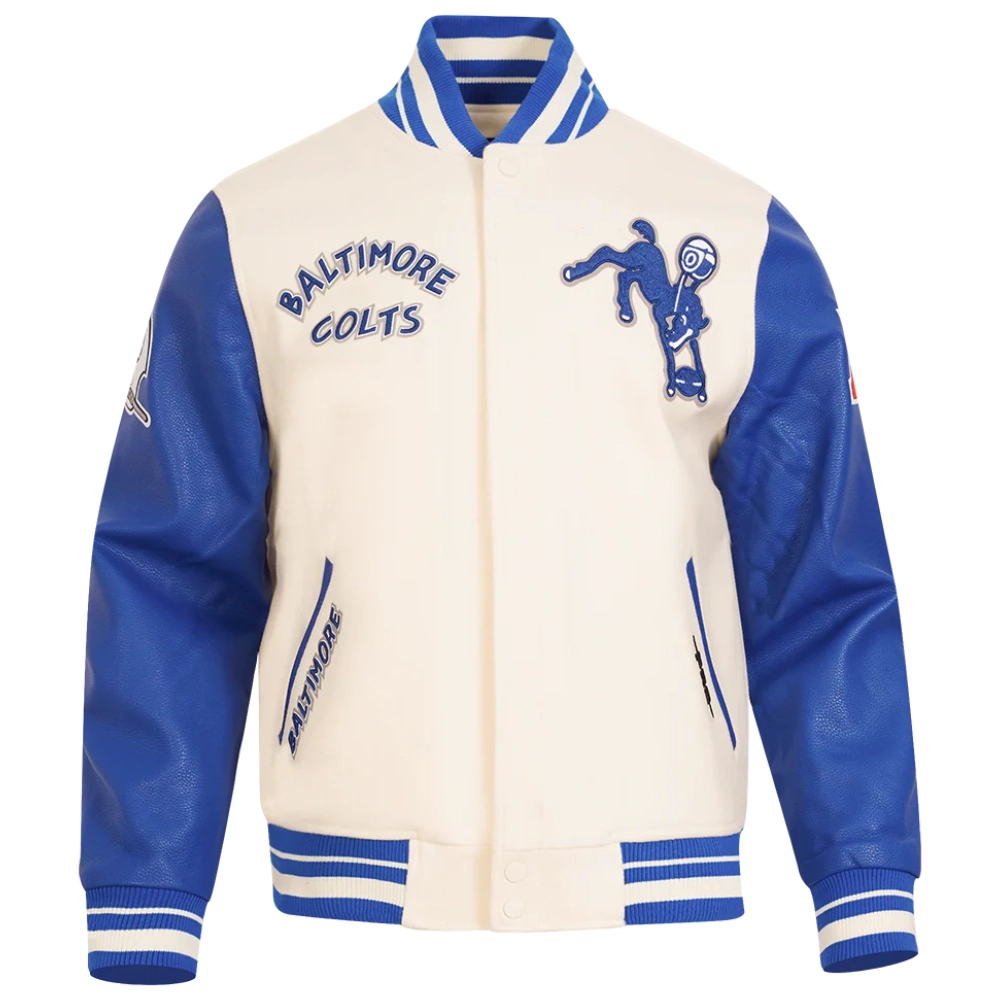 Baltimore colts retro classic varsity jacket